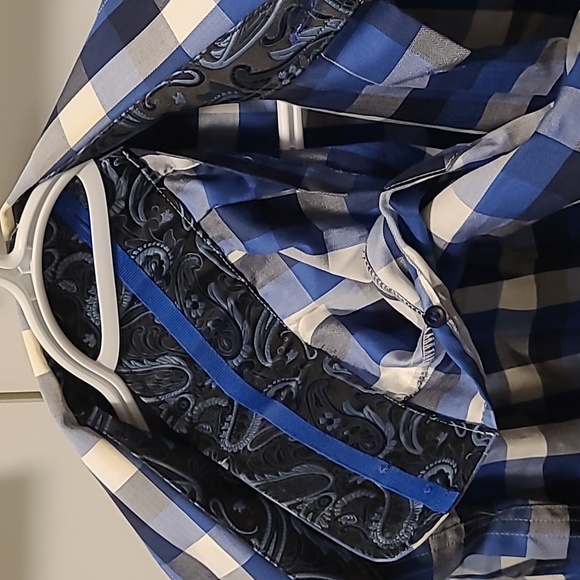 BLU by Polifroni EUC Sz M Slim fit Men's Shirt - Picture 4 of 5